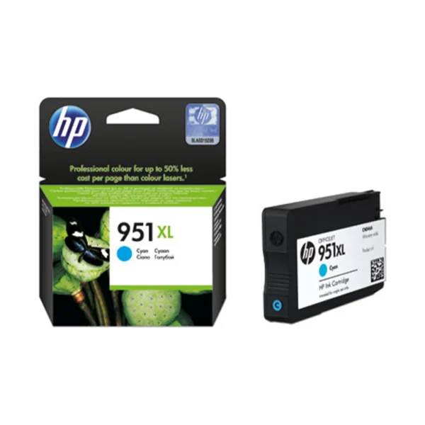 HP 951XL Original Ink Cartridges - Cyan - CN046AE