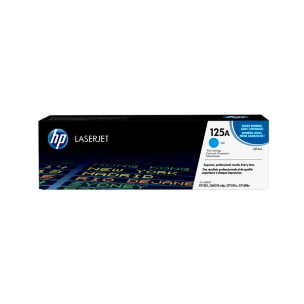 HP 125A Original Toner Cartridges - Cyan - CB541A