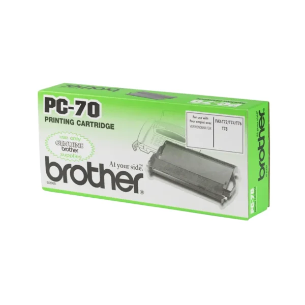 Brother PC-70 Original Fax Cartridge - Cartrdidge + Ribbon