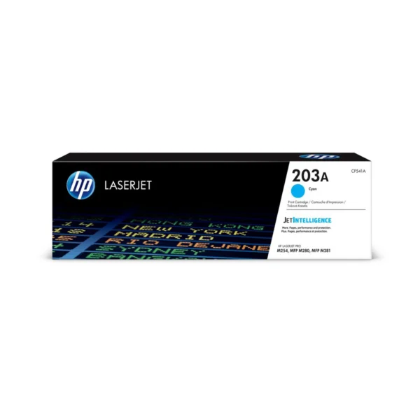 HP 203A Original Toner Cartridges - Cyan - CE541A