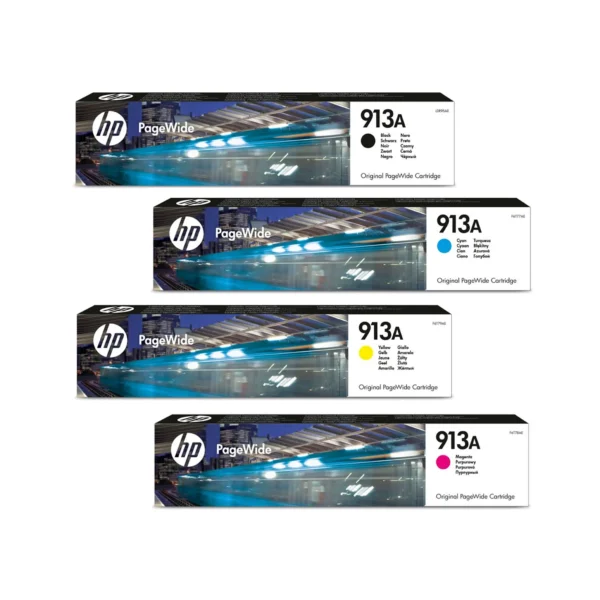 HP 913A Original Ink Cartridges - Complete Set