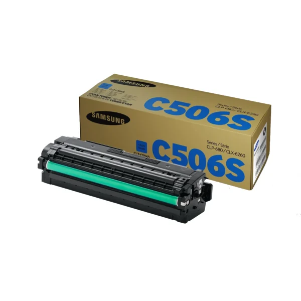 Samsung 506S Original Toner Cartridges - Cyan - CLT-C506S