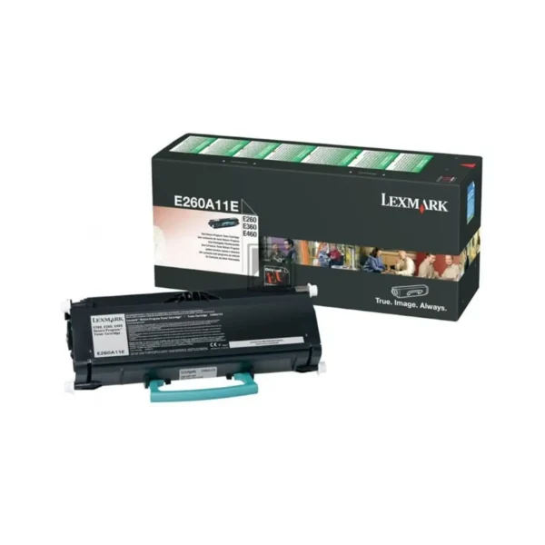 Lexmark E260A11E Original Toner Cartridges - Black
