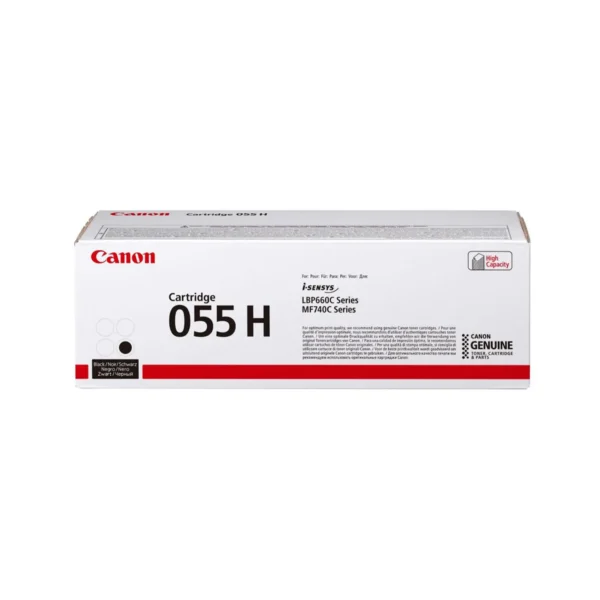 Canon 055H Original Toner Cartridges - Black - 055HBK