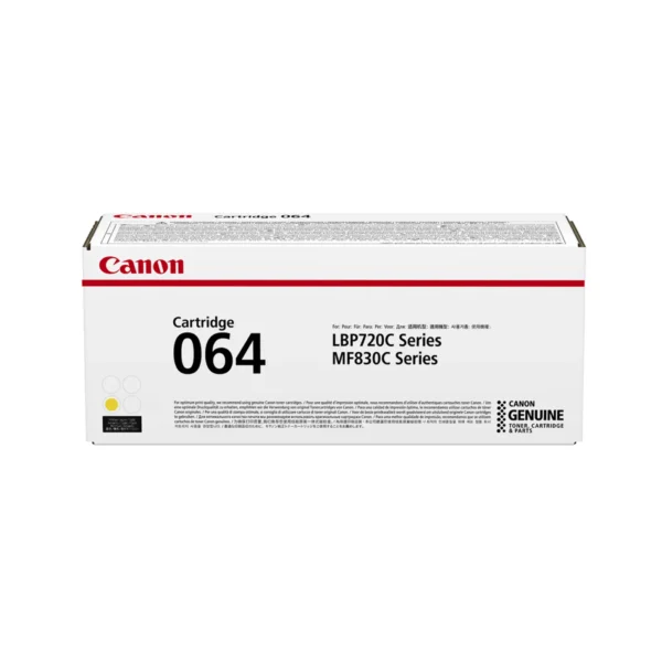 Canon 064 Original Toner Cartridges - Yellow - 064Y