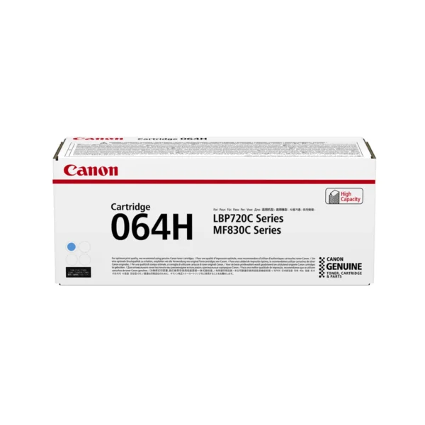 Canon 064H Original Toner Cartridges - Cyan - 064HC