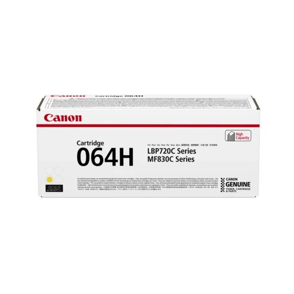 Canon 064H Original Toner Cartridges - Yellow - 064HY