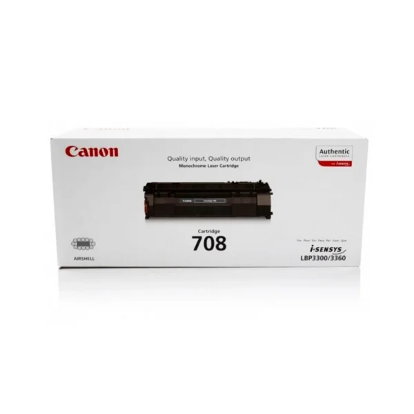 Canon 708 Original Toner Cartridges - Black - C708