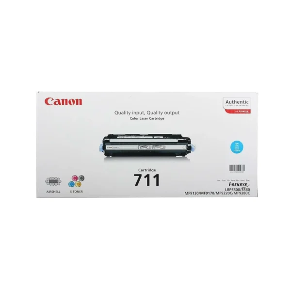 Canon 711 Original Toner Cartridges - Cyan - C711