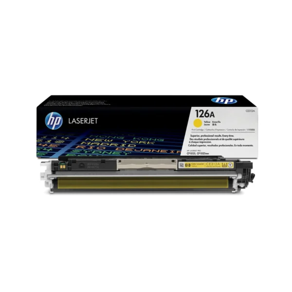 HP 126A Original Toner Cartridges - Yellow - CE312A