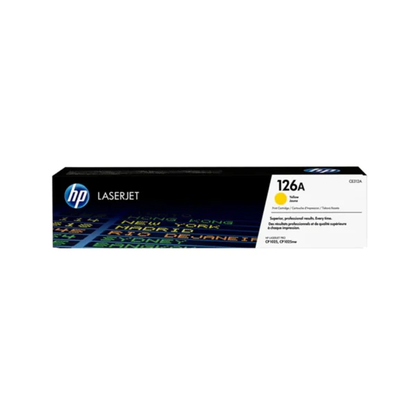 HP 126A Original Toner Cartridges - Yellow - CE312A