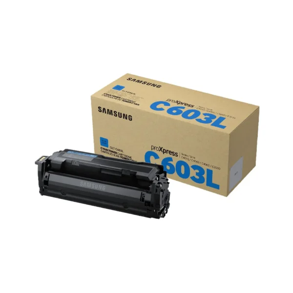 Samsung 603L Original Toner Cartridges - Cyan - CLT-C603L