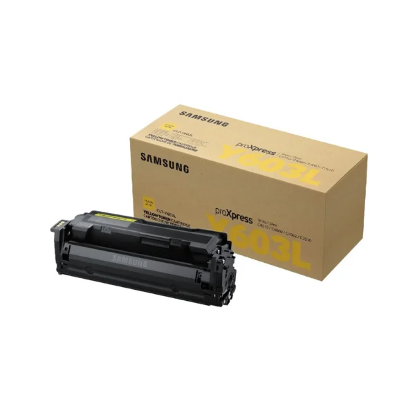 Samsung 603L Original Toner Cartridges - Yellow - CLT-Y603L